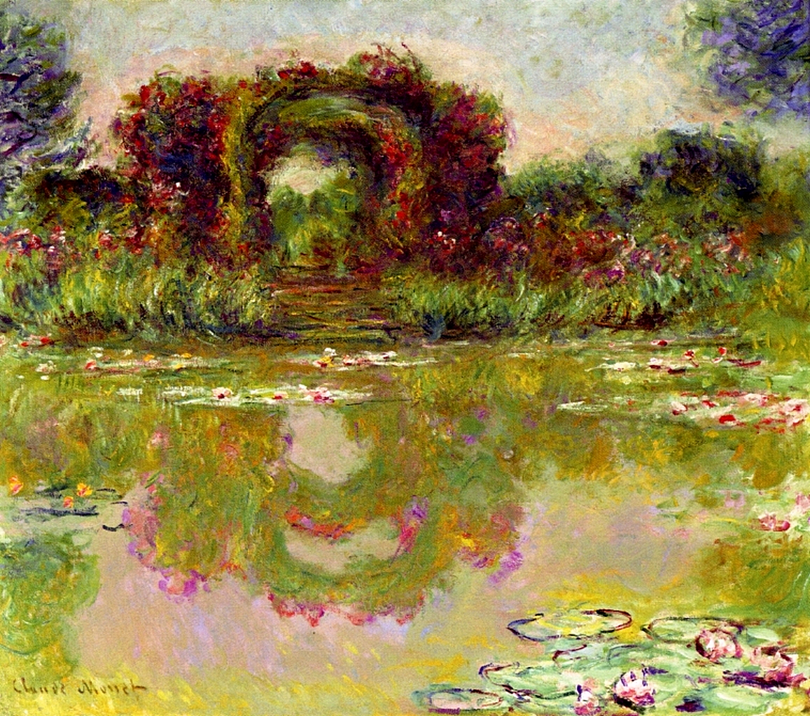 Rose Arches at Giverny 1913